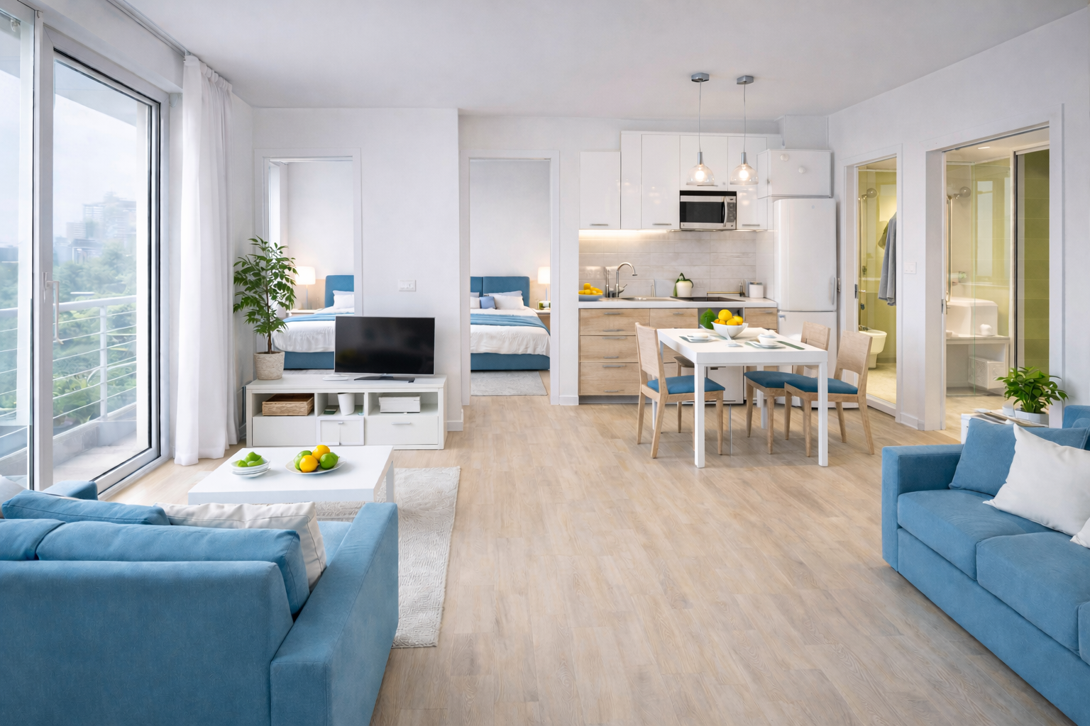 2+1+2WC apartment cleaning