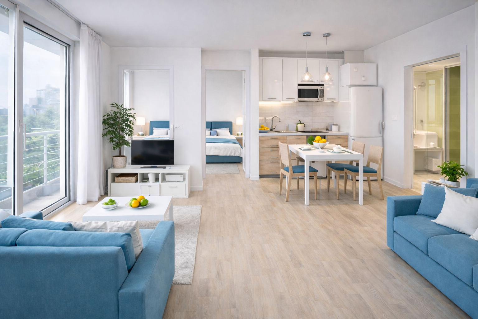 2+1+WC apartment cleaning