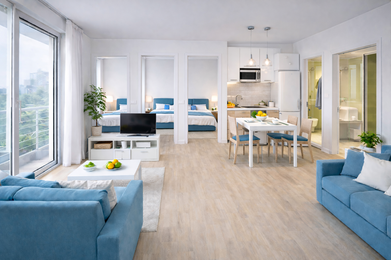 3+1+1WC apartment cleaning